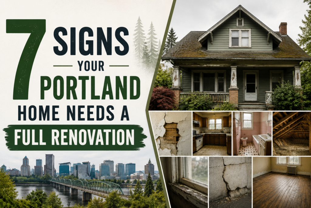 7 Signs Your Portland Home Needs a Full Renovation